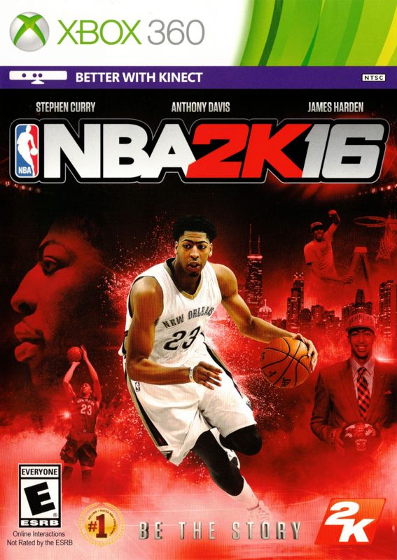 NBA 2K16 box art for Xbox 360